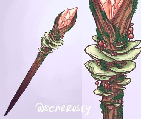 Love how the crystal is embedded in the staff. Fantasy Staff Wood, Druid Oc, Tiefling Druid, Dragon Staff, Dnd Druid, Wizard Staff, Fantasy Map Making, Elf Druid, Wood Elf