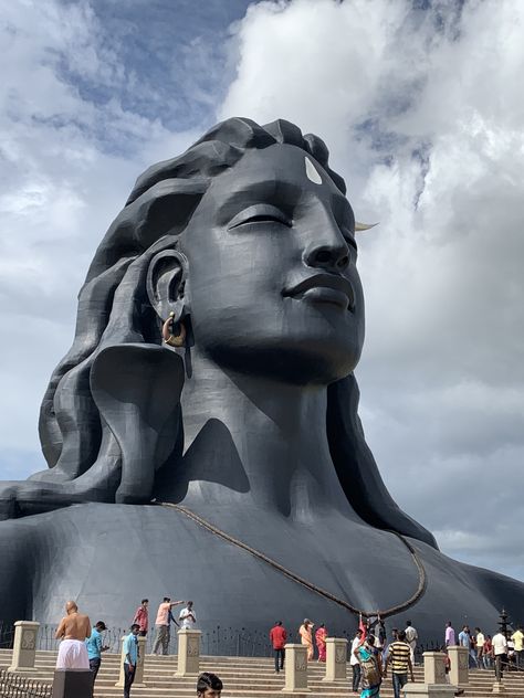 Isha Foundation, Cormidore, India Linga Bhairavi, Adiyogi Shiva, Isha Foundation, Medium Tattoos, Shiva Pics, Lord Shiva Hd Images, Lord Shiva Pics, Nature Aesthetic, Lord Shiva