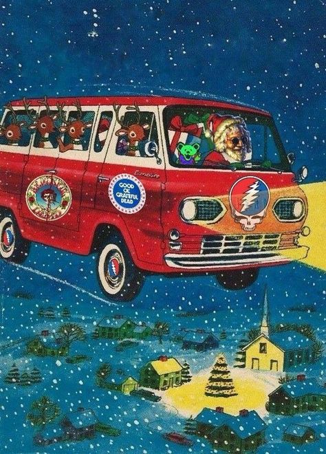 ☮ American Hippie Holiday ~ Christmas Santa . . Grateful Dead .. "Jerry Claus" Roger Wilkerson, Holiday Poems, Richard Scarry, Vintage Christmas Images, Mid Century Christmas, Christmas Graphics, Old Christmas, Old Fashioned Christmas, Christmas Past