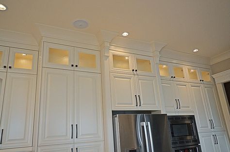 Kitchen cabinet crown moulding by Nucasa. | Crown moldings c… | Flickr Crown Molding On Kitchen Cabinets, Treehouse Kitchen, Crown Moulding Kitchen Cabinets, Diy Renovation Ideas, Installing Crown Molding, Kitchen Cabinets Trim, Diy Treehouse, Install Crown Molding, Kitchen Cabinet Molding