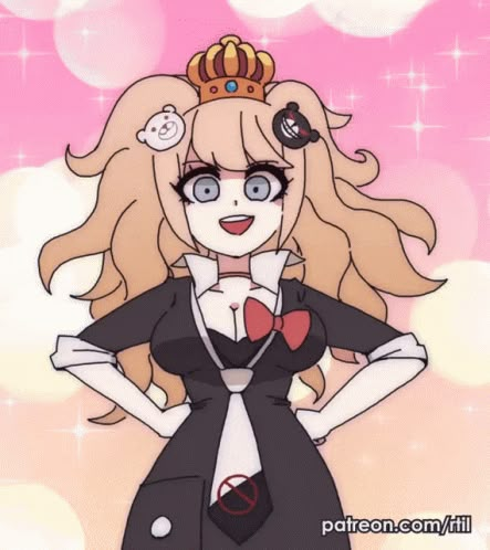 Danganronpa Gif, Danganronpa Junko, Junko Enoshima, Danganronpa Game, Danganronpa Funny, Danganronpa Memes, Trigger Happy Havoc, Nagito Komaeda, Danganronpa Characters