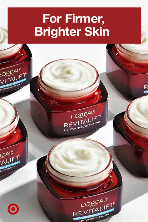 Try L'Oréal Paris Revitalift Triple Power Moisturizer that helps your skin feel immediately softer, smoother & plumped with hydration. In 1 week; wrinkles are visibly reduced, firmness is noticeably improved, skin tone is brighter, texture is renewed. In a 4-week clinical study of over 100 women Loreal Revitalift, Fragrance Free Moisturizer, Retinol Face Cream, Retinol Moisturizer, Creme Anti Age, Anti Aging Moisturizer, Anti Aging Face, Anti Aging Treatments, Triple Threat