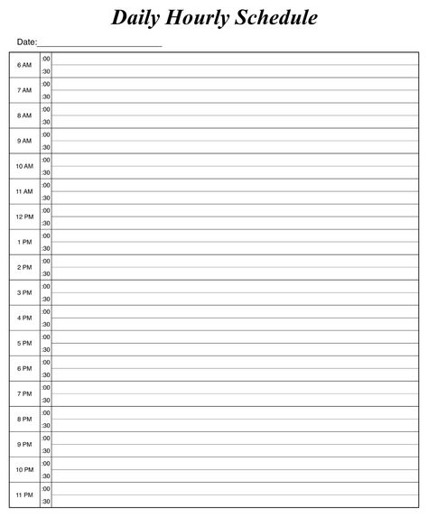 Printable Daily Hourly Schedule Template Daily Hourly Schedule Printable Free, Printable Hourly Planner, Free Hourly Planner Printable, Hourly Schedule Printable Free, Daily Time Blocking Template, Free Daily Schedule Printable, Weekly Hourly Planner Printable Free, Hourly Planner Printable Free, Time Blocking Printable Free