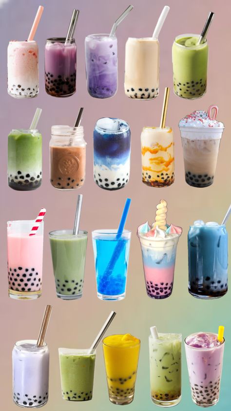 #Boba Boba Milkshake, Es Boba, Boba Tea Aesthetic, Boba Store, Sticker Reference, Boba Flavors, Bubble Tea Menu, Boba Bar, Sleepover Snacks