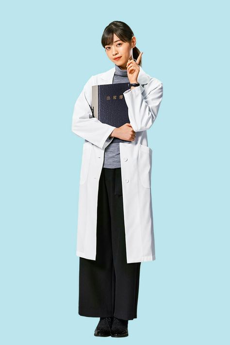 Doctor Outfit, Natasha Lyonne, Business Portrait, Character Sheet, Coat Outfits, Character Outfits, Pose Reference, Drawing Reference, On Tumblr