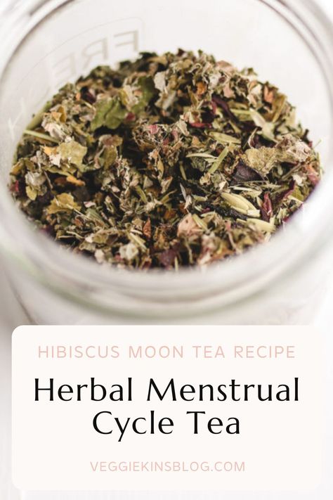 Calendula Tea Blends, Hormone Tea Blend, Moon Cycle Tea Recipe, Menstrual Tea Recipe, Period Tea Blend, Menstrual Tea, Herbal Business, Healing Tea Recipes, Herbal Preparations