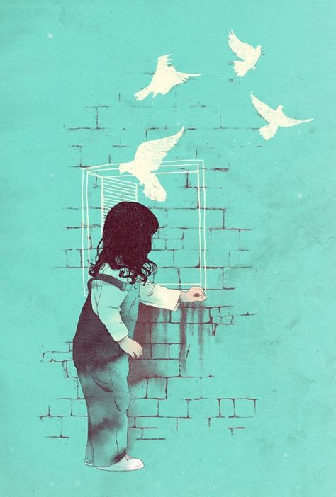 CHILD-BLUE Art Et Illustration, Arte Fantasy, Pics Art, Art Plastique, Urban Art, Animation Art, Beautiful Art, Visual Art, Illustration Design