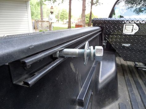 Click this image to show the full-size version. Diy Wood Bed, Kayak Rack For Truck, Truck Bed Drawers, Truck Bed Slide, Flatbed Truck Beds, Canoe Rack, Truck Bed Organization, Kayak Storage Rack, Truck Toppers