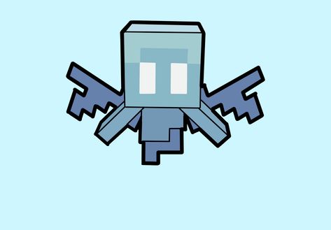 Floating allay, turned out really cool Allay Minecraft, Minecraft Allay, Minecraft Houses, Minecraft, Floating, Turn Ons, Drawings