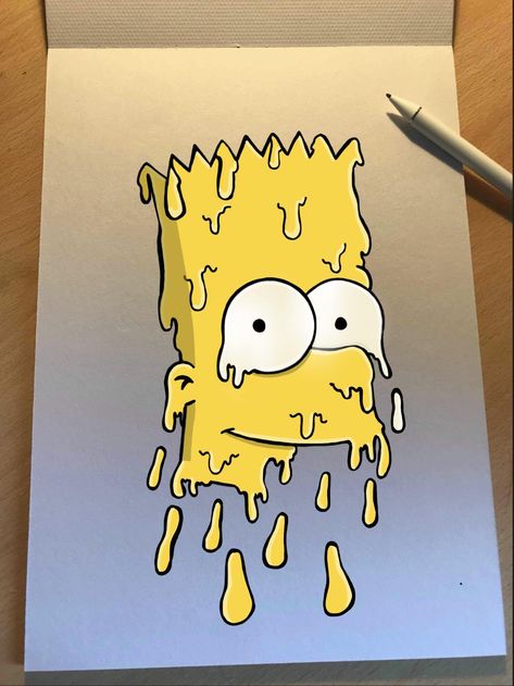 Drew Bart in a drip style... if you like and want to see more I have an insta @everyday._.doodles - Thor Gift (thorgift.com) - If you like it please buy some from ThorGift.com Prison Drawings, Drip Style, Rick And Morty Drawing, Hipster Drawings, Copic Drawings, Markers Drawing Ideas, Simpsons Drawings, Arte Doodle, Trippy Drawings