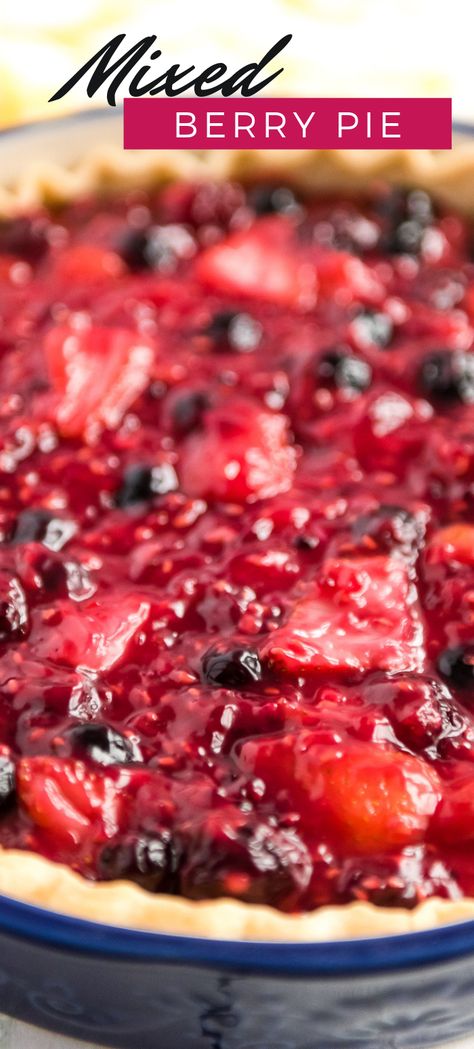 Blueberry Raspberry Recipes, Berry Pie Filling Recipe, Raspberry Pie Filling Recipes, Mixed Berry Pie Filling, Strawberry Blueberry Pie, Raspberry Pie Recipe, Berry Pie Filling, Berry Pie Recipe, Raspberry Pie Filling