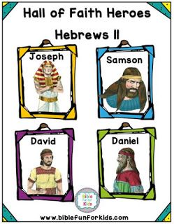 VBS Heroes of Faith from Hebrews 11 decorating ideas with Joseph, Samson, David and Daniel #Biblefun #VBS Heroes Of Faith, Crossing The Red Sea, Ten Plagues, Bible Heroes, The Book Of Romans, Daniel And The Lions, Preschool Decor, Hebrews 11, Bible Crafts For Kids