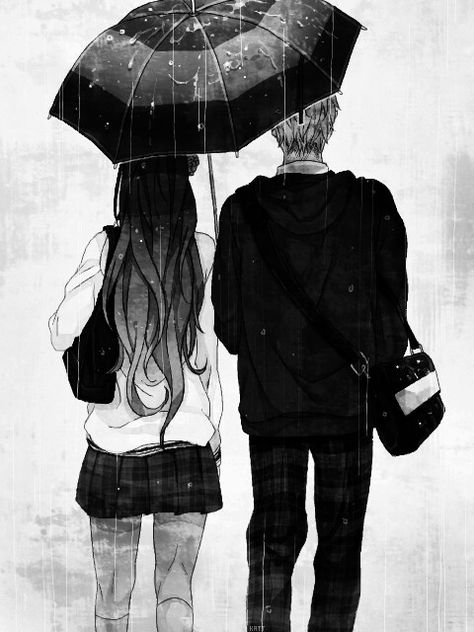 I like this one. . brings back memories, , , of the rainy days. . . ( and then i felt sad ) Ken Ichijouji, Desenhos Love, Image Couple, Manga Couple, Secret Agent, Manga Couples, Manga Love, Anime Love Couple, Wattpad Fanfiction