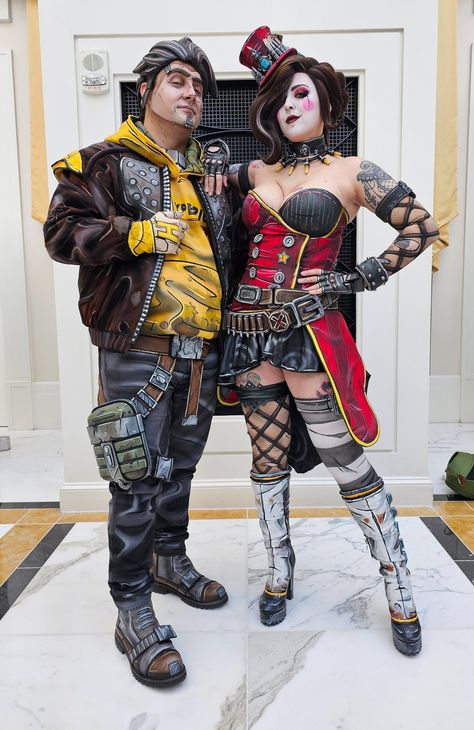 Cupcake🧁🔜Katsucon on X: "Power couple??? @Borderlands @GearboxOfficial #borderlands #katsucon https://t.co/cdvaxIfExG" / X Borderlands Cosplay, Couples Cosplay, Power Couple, Borderlands, Anniversary Celebration, 20th Anniversary, Costume Ideas, Halloween Costume, Cupcake