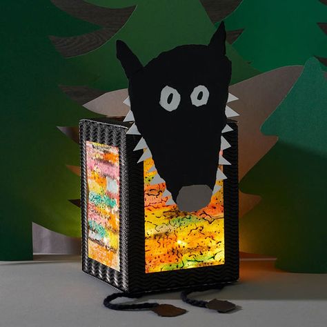 Mister Wolf, St Martin, Saint Martin, Diy For Kids, Diy And Crafts, Lanterns, Kindergarten, Novelty Lamp, Halloween