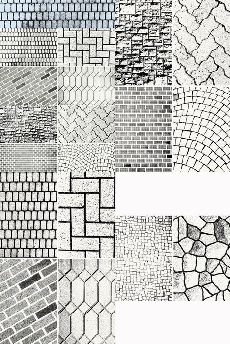 Urban Design Sketch, Texture Sketch, Landscape Design Drawings, Pattern Sketch, Landscape Architecture Drawing, Architecture Drawing Plan, Art Projects For Teens, Texture Drawing, Floor Texture