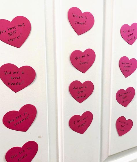 hearts on door Valentines Ideas For Kids Door Paper Hearts, Valentine Hearts On Door For Kids, Traditions To Start, Valentine Messages, Valentines Day Messages, Valentines Crafts, Valentine Quotes, Delicious Coffee, Coffee Recipe