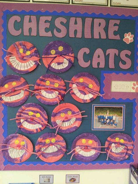 Cheshire Cat Party Ideas, Alice In Wonderland Eyfs Activities, Alice In Wonderland Activities For Kids, Alice In Wonderland Crafts For Kids, Alice In Wonderland Activities, Alice In Wonderland Classroom Theme, Halloween Door Decorations Classroom, Tea Party Activities, Lost In Wonderland