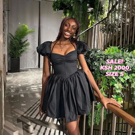 ❌️SOLD OUT✖️ SALE! KSH 2000 SIZE S Clubwear Outfits, Puff Sleeve Mini Dress, Wedding Dresses With Flowers, Short Puff Sleeve, Wedding Flower Girl Dresses, Prom Dresses Modest, Dress Women Elegant, Dress For Summer, Puff Sleeve Dress