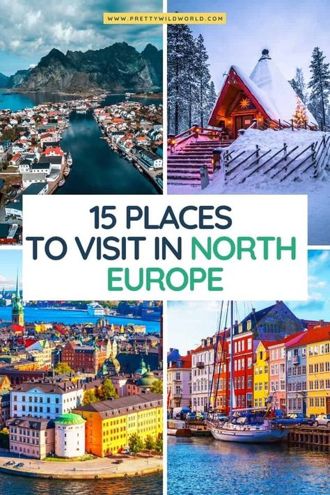 Places to Visit in North Europe | northern europe travel, europe travel tips, europe travel places, adventures in europe, europe adventure, europe destinations, things to do in europe, europe travel destinations, places to visit in europe, ultimate europe trip, travel destinations europe #europe #traveldestinations #traveltips #travelguide #travelhacks #bucketlisttravel #amazingdestinations #travelideas #traveltheworld via @prettywildworld Europe In March, Best Places In Europe, Places To Visit In Europe, North Europe, Europe Itineraries, Europe Trip Itinerary, Voyage Europe, Cities In Europe, Places In Europe