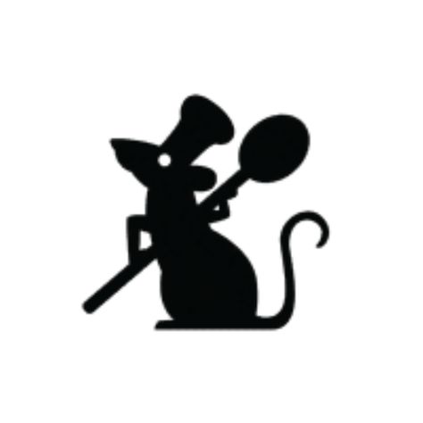 La Ratatouille sign [feat. Remy as a chef emoji] (Drawing by Disney) #Ratatouille Ratatouille Pumpkin Carving Stencil, Ratatouille Remy Drawing, Ratatouille Tattoo Ideas, Remy Tattoo Ratatouille, Ratatouille Silhouette, Ratatouille Disney Drawing, Ratatouille Embroidery, Ratatouille Clipart, Remy Tattoo