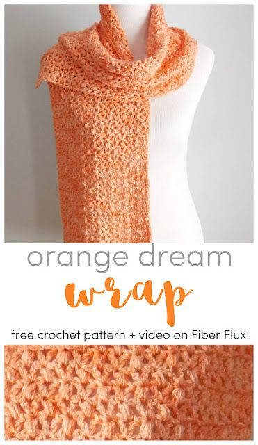 Prayer Shawl Crochet Pattern, Crochet Shawl Tutorial, Crochet Lace Scarf Pattern, Crochet Prayer Shawls, Orange Dream, Crochet Motif Patterns, Crochet Shawls And Wraps, Crochet Lace Pattern, Crochet Shawls