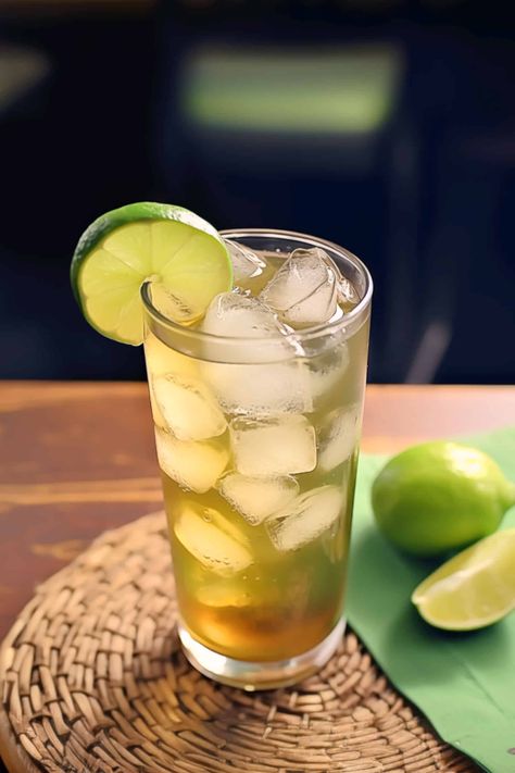 Bourbon and Sprite Drink Recipe | Mix That Drink Sprite Drink, Cocktail Party Drinks, Whiskey Recipes, Happy Hour Drinks, Lemon Lime Soda, Whiskey Drinks, Party Food And Drinks, Whiskey Cocktails, Fall Drinks