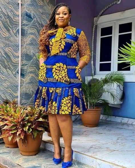 Pin by Temiloluwa Oluyomi on Ankara styles in 2022 | Ankara gown styles, African design dresses, Cute short dresses Ankara Short Dress Styles, Flare Gown Styles, Ankara Short, Ankara Short Gown Styles, Ankara Long Gown Styles, Afrocentric Fashion, African Print Dress Ankara, Ankara Gown, Short African Dresses