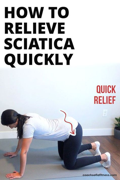 8 Stretches to relieve sciatic nerve pain immediately (In minutes!) You’ll feel great relief from sciatica and pain and release tightness in the lower back and piriformis muscle in the buttocks. Relieve Sciatic Nerve Pain, Nerve Pain Remedies, Sciatic Nerve Exercises, Nerve Relief, Sciatic Nerve Stretches, Sciatic Nerve Relief, Sciatic Nerve Pain Relief, Piriformis Muscle, Hip Pain Relief