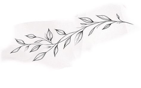 Leaf Branch Tattoo, Vine Tattoo Stencil, Leaf Tattoo Design, Blatt Tattoos, Ivy Tattoo, Floral Back Tattoos, Leaves Tattoo, Around Arm Tattoo, Wrap Tattoo