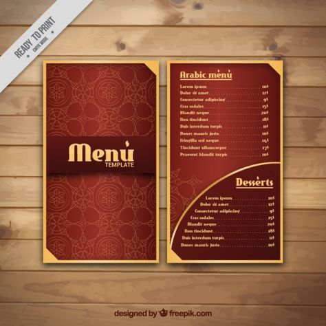 Arabic Restaurant, Menu Cover Design, Template Restaurant, Healthy Restaurant, Restaurant Menu Template, Bodyweight Exercises, Menu Cover, Vector Food, Menu Book