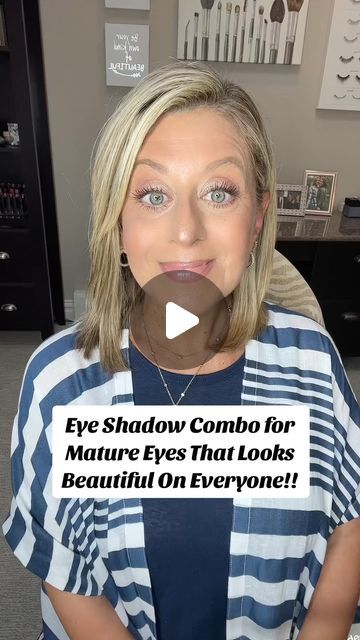 Jamie O'Donnell on Instagram: "Eye Shadow Combo for Mature & Hooded Eyes That Looks Beautiful On Everyone!! Say COMBO for more info!! 
•
•
•
#hoodedeyes #mature #over40 #over50 
#makeuptrends #makeuptips  #makeup #makeuptutorial #matureskin #over50makeup #matureskinmakeup #agegracefully #naturalbeauty #growingoldgracefully #easymakeup #eyeshadow #eyeshadowtutorial" Eye Makeup For Older Women Over 50 With Hooded Eyes, Eye Shadow Over 50, Eye Makeup For Hooded Eyes Over 50, Natural Eye Makeup For Blue Eyes, Mother Of The Bride Makeup Over 50 Brown Eyes, Over 50 Eye Makeup, Eye Makeup Over 40, Simple Smokey Eye Makeup, Older Eyes