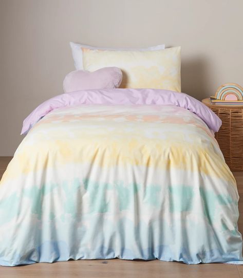 Jamie Tie-Dye Kids Quilt Cover Set | Target Australia Tie Dye Room, Make Bed, Fun Quilt, Bed Time, Unique Ties, Design Girl, Tie Dye Designs, Baby Sale, Quilt Cover Sets