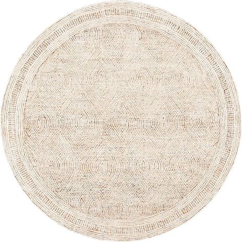 Amazon.com: SAFAVIEH Abstract Collection Area Rug - 4' Round, Ivory & Charcoal, Handmade Wool, Ideal for High Traffic Areas in Living Room, Bedroom (ABT340H) : Home & Kitchen Outdoor Recliner, Bohemian Coastal, Tv Stand With Storage, Chest Coffee Table, Rug Ivory, Outdoor Table Lamps, Outdoor Bar Stools, Outdoor Rocking Chairs, Throw Pillows Christmas