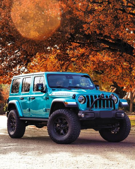 Teal Jeep Wrangler, Teal Jeep, Blue Jeep Wrangler, Jeep Garage, Car Care Products, Jeep Photos, Blue Jeep, Range Rovers, The Sky Is The Limit