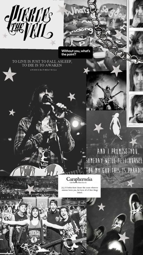 pierce the veil <3 #piercetheveil #vicfuentes #tonyperry #jaimepreciado Pierce The Veil Wallpapers Aesthetic, Jaime Preciado, Tony Perry, Funky Wallpaper, Scene Goth, Punk Poster, Band Wallpapers, Pierce The Veil, The Veil