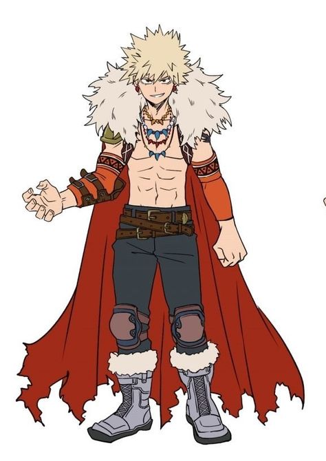 Bakugou Fantasy Au Official Art, Barbarian Katsuki, Katsuki Bakugou Fantasy Au, Bakugou Reference Sheet, Mha Fantasy Au Bakugou, Bakugo Fantasy Au, Barbarian Bakugou, Fantasy Mha, Fantasy Bakugou