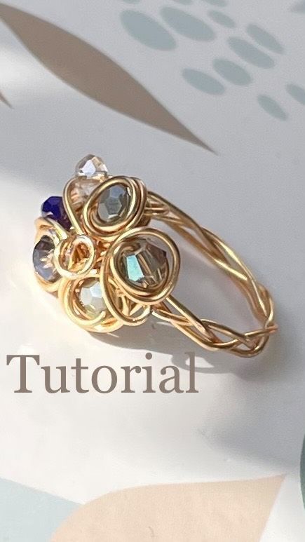 make jewelry with me | Give free rein to your creativity#tutorial#jewelry #maker#jewellery#wirewrapping #hobby#busines#handmadejewelry | Instagram Wire Jewelry Diy, Ring With Wire, Jewelry Tutorials Free, Aluminum Wire Jewelry, Diy Wire Jewelry Rings, Instagram Ring, Patina Jewelry, Free Jewellery Making Tutorials, Wire Jewelry Rings