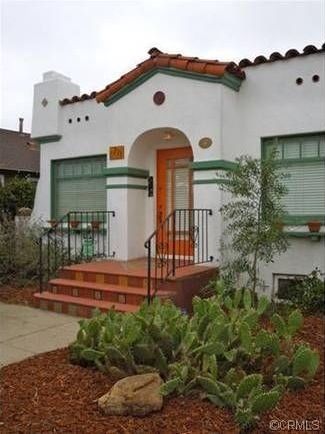 Spanish Homes, Spanish Bungalow, Mediterranean Revival, Building Envelope, Rustic Homes, California Bungalow, Spanish Decor, Beach Bungalow, Cottages And Bungalows