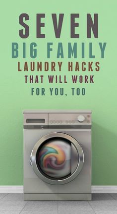 Makes sense...gonna try some and already doing some  7 big family laundry hacks that will work for anyone! Large Family Organization, Large Families Living, Homemade Shower Cleaner, Work For, Clean Baking Pans, Big Families, Laundry Tips, Dryer Vent, Family Organizer