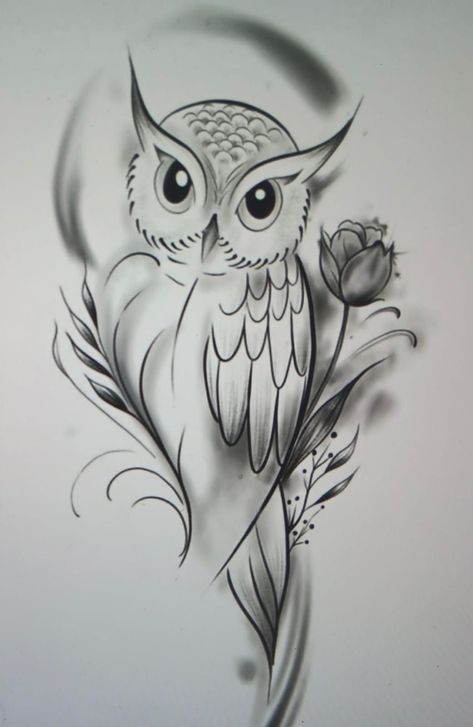 Small Throat Tattoos Women, Future Drawing, Cute Owl Tattoo, Mujeres Tattoo, Memories Ideas, 10 Tattoo, Throat Tattoo, Blue Rose Tattoos, Cool Tattoo