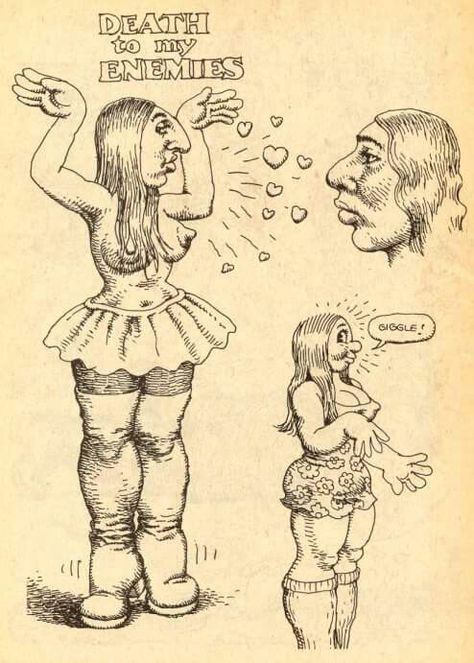 Robert Crumb Comics, Robert Crumb Art, Fritz The Cat, R Crumb, Underground Comix, Robert Crumb, Vintage Comics, Funky Art, Pretty Art