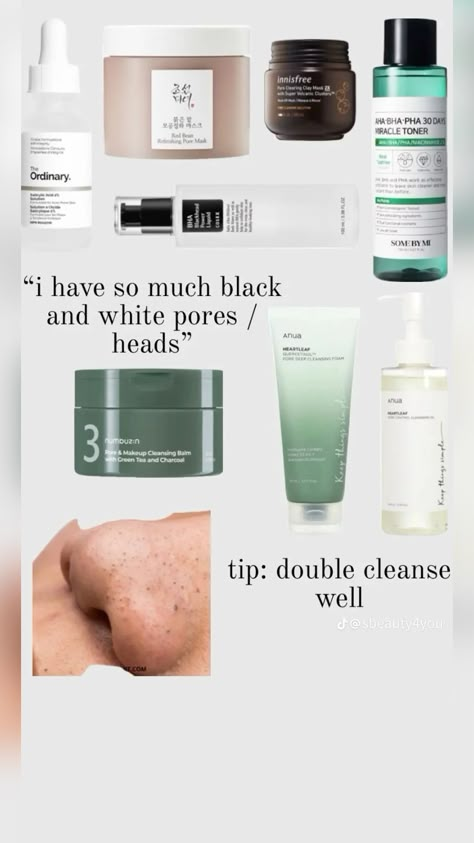 Korean Skincare for Blackheads and Pores ✧ ˚. Skincare For Blackheads, Skincare Blackheads, Oily Skin Remedy, Guys Grooming, Korean Skin Care Secrets, Skincare Korean, Acne Prone Skin Care, Pore Mask, Skin Care Basics