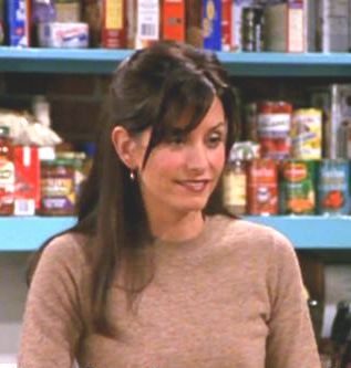 Slytherin Hairstyles, Movie Characters Outfits, Courtney Cox Hair, Dramatic Classic Celebrities, Monica Hair, Rachel Green Fashion, Monica Geller Friends, Monica Geller Outfits, Black Hair Women