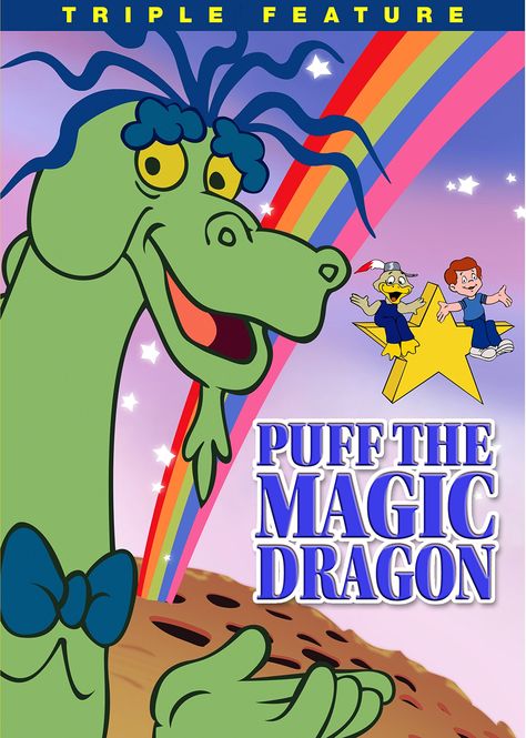 Puff the Magic Dragon - Triple Feature Burgess Meredith, Puff The Magic Dragon, Mr Nobody, Magic Dragon, Dragon Movies, Old Tv, Cool Bars, Dragon Art, Animation Film