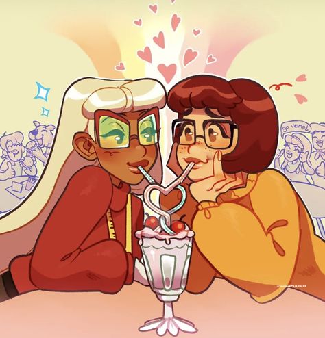 Velma And Coco Diablo, Coco Diablo X Velma, Velma X Coco, Mystery Gang, Mystery Incorporated, Scooby Doo Mystery Inc, Mystery Skulls, Scooby Doo Images, Scooby Doo Mystery Incorporated