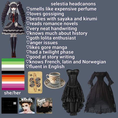 Headcanons Anime, Anime Headcannons, Danganronpa Hcs, Marina And The Diamond, Character Headcanons, Danganronpa Headcanons, Intersex Flag, Pride Pins, Danganronpa V1