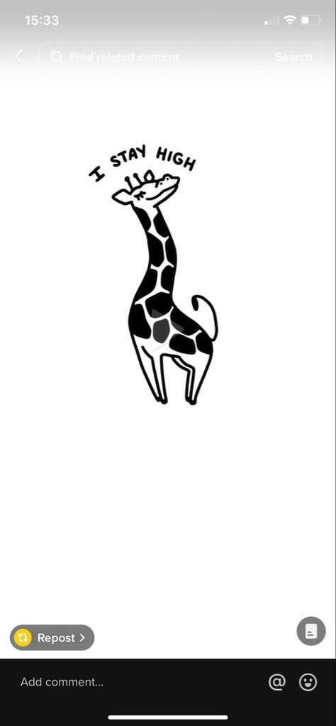 Cute Giraffe Tattoo, Giraffe Tattoo, Cute Giraffe, Cute Tattoos For Women, Cute Tattoos, I Tattoo, Tattoos For Women, Art Tattoo, Tattoo Designs