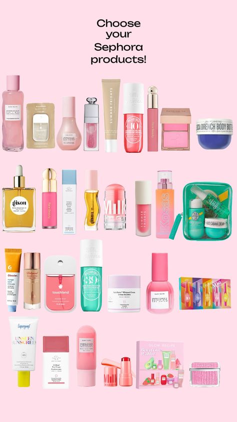 #choose your Sephora products Sephora Recommendations, Sephora Gift Ideas, Sephora Products, Sephora Gift, Makeup Shopping, Sephora Skin Care, Cute Gifts For Friends, Sephora Makeup, Makeup Shop