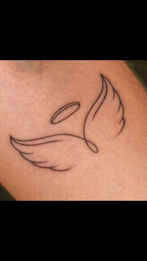 Tattoos Easy To Draw, Small Tattoos Easy, Small Guardian Angel Tattoos, Gardian Angel, Moon Angel, Guardian Angel Tattoo, Easy To Draw, Angel Tattoo, Mini Drawings